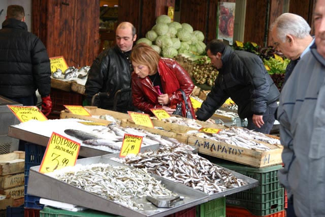 ギリシャ／ピレウスの市場（Market in Piraes）