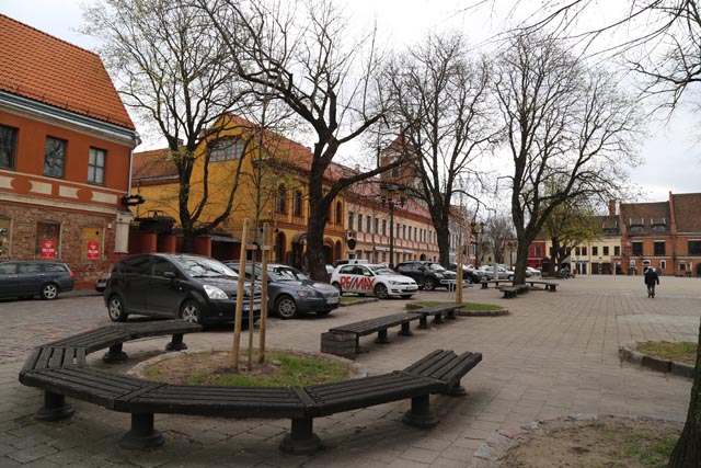 カウナス旧市庁舎と周辺の写真