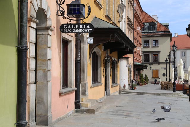 ワルシャワ旧市街（歴史地区）での写真