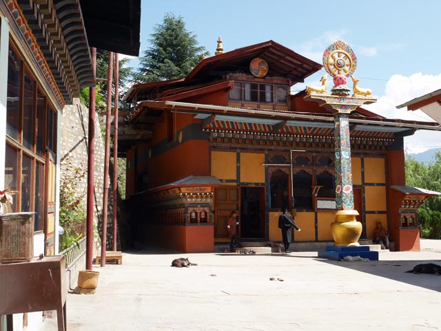 ティンプー（Thimphu）のドゥプトプ尼僧院（Drubthob Gompa）