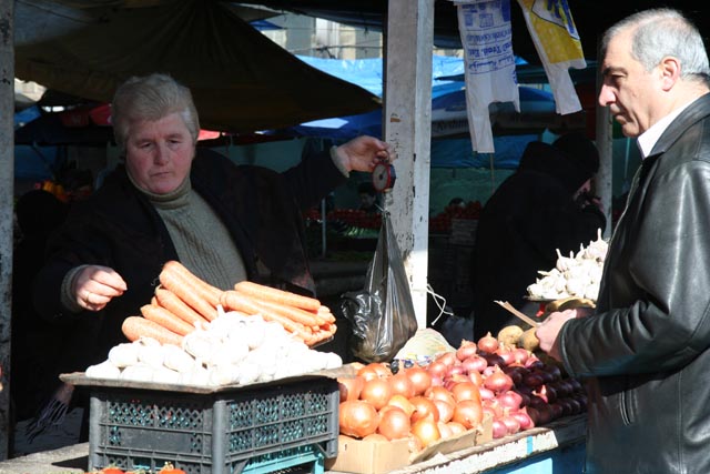 トビリシ市場の写真