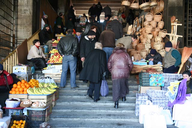 トビリシ市場界隈の写真
