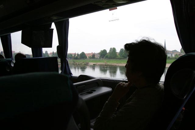 プラハからマイセンへ向かう途中の風景
