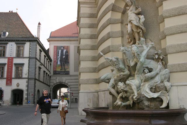 ウィーンのホーフブルク王宮界隈