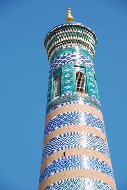 ヒワのイスラムホジャミナレット（Islamhodja minaret in Khiva）