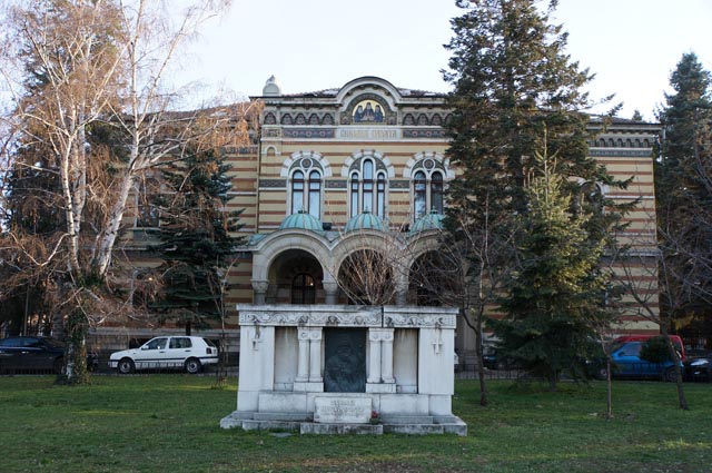 ソフィアのアレクサンドルネフスキー大聖堂周辺での写真