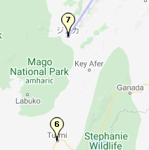 ジンカ周辺付近のマップ（Googleマップのスクリーンショット）