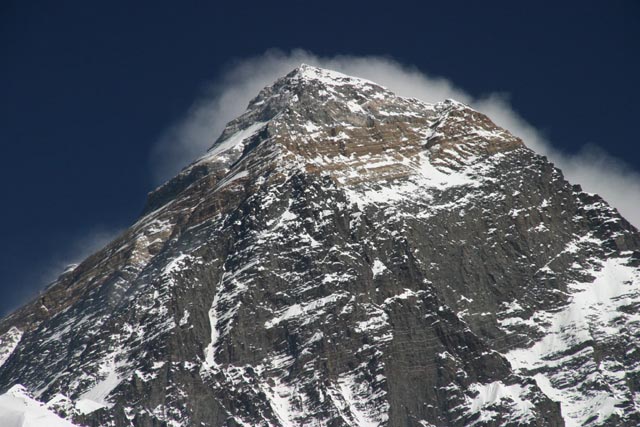 カラパタールから眺めたエベレスト（Everest：8,850m）