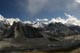 カラパタール中腹から眺めたクーンブ氷河