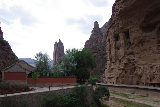 炳霊寺石窟の写真