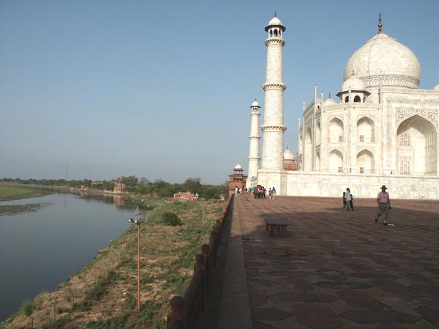 インドのアグラ／ヤムナー川（India／Yamuna River）