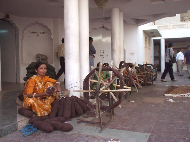 捺染の織物工場