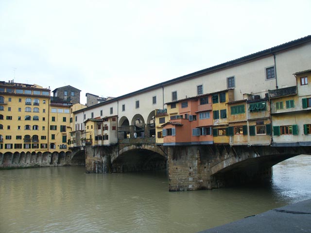 フィレンツェのベッキオ橋界隈