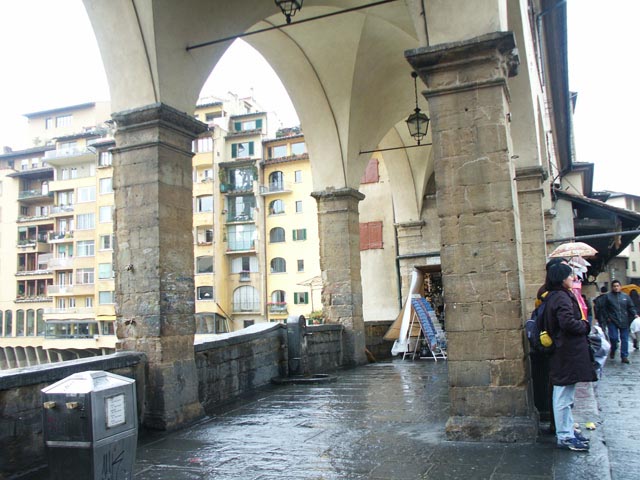 フィレンツェのベッキオ橋界隈