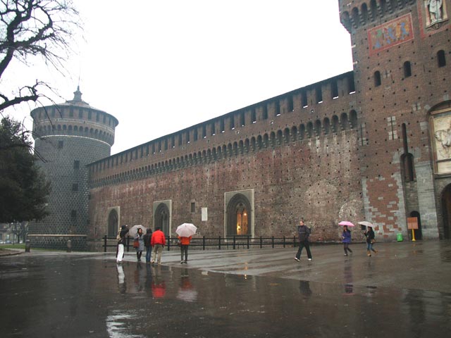 ミラノ／スフォルツァ城（astllo Sforzesco in Milano）