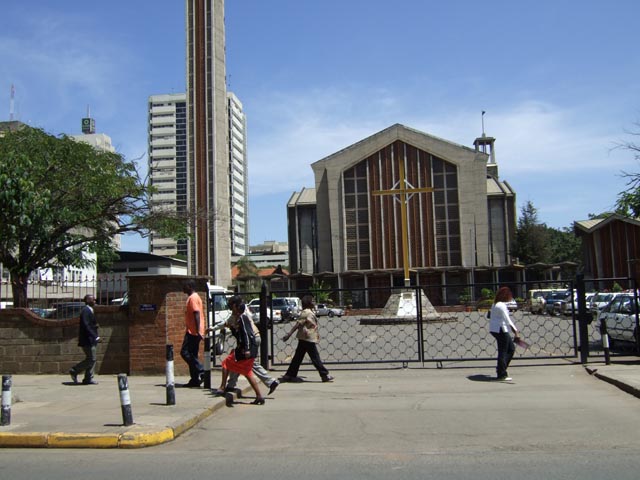 ナイロビの教会（a church in Nairobi）