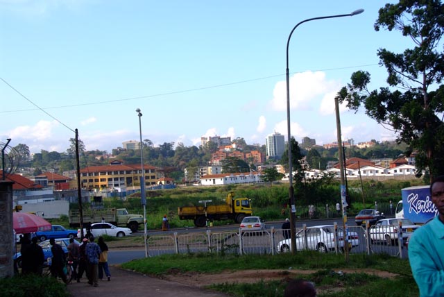 ナイロビに到着して眺めた光景