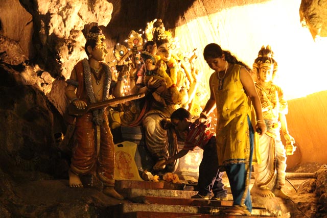 バツー洞窟スブラマニアン寺の眺め