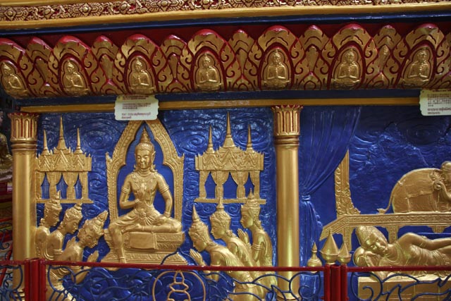 ペナンのタイ寺院での写真