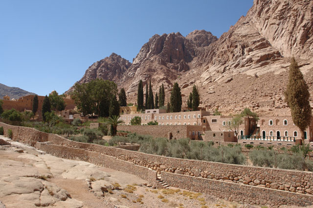 シナイ半島のセントカトリーナ修道院（St. Catherine monastery in Sinai）