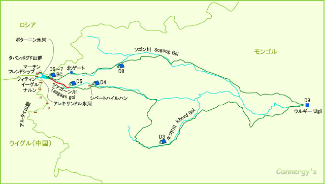 ハイキングマップ／Hiking Map Day 6