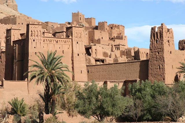 モロッコ／アイトベンハットゥの集落（Ksar of Ait-Ben-Haddou）1987年文化遺産