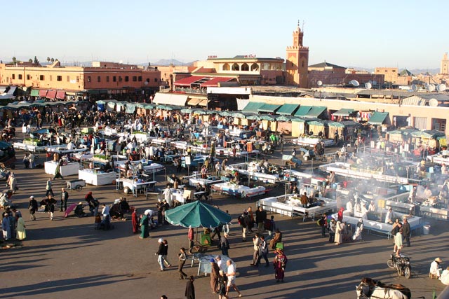モロッコ／マラケシュ旧市街（Medina of Marrakesh）1985年文化遺産