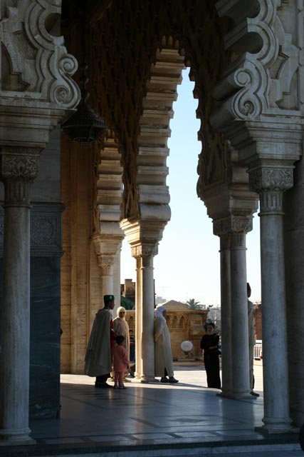 ラバトのモハメッド５世廟（Mohammed 5 Mausoleum in Rabat）