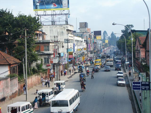 カトマンドゥ市街の写真