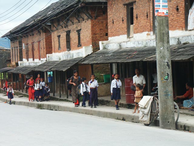 ネパール／ポカラのプラノバザール（Purano Bazar in Pokhara）