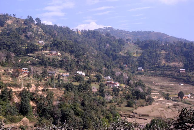 カトマンドゥからポカラに至るときの風景