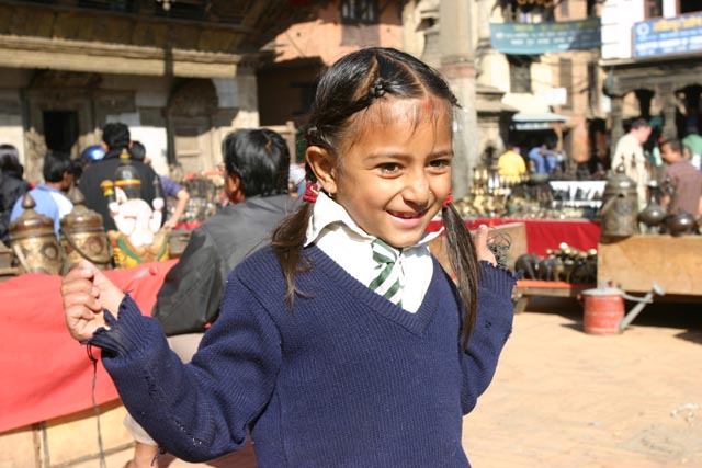 パタンの子（a girl at Patan ）