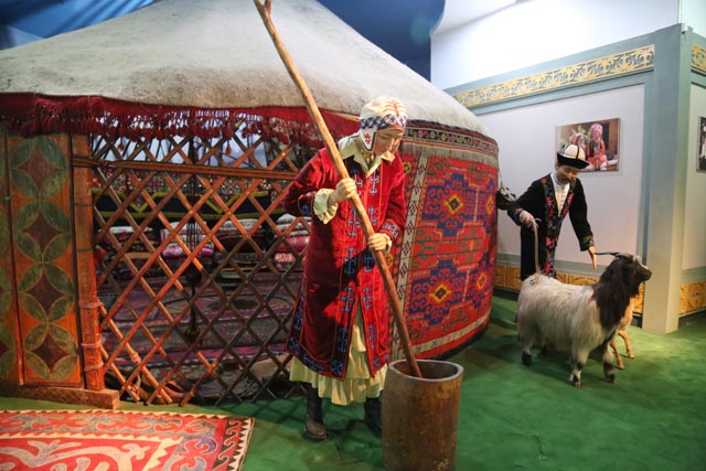 新疆ウイグル自治区博物館での写真