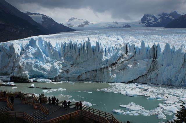 午後のペリトモレノ氷河での写真