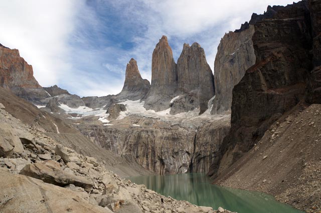 パイネ国立公園（チリ）トーレス氷河（Glaciar Torres）