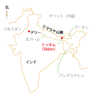 インド概略マップ