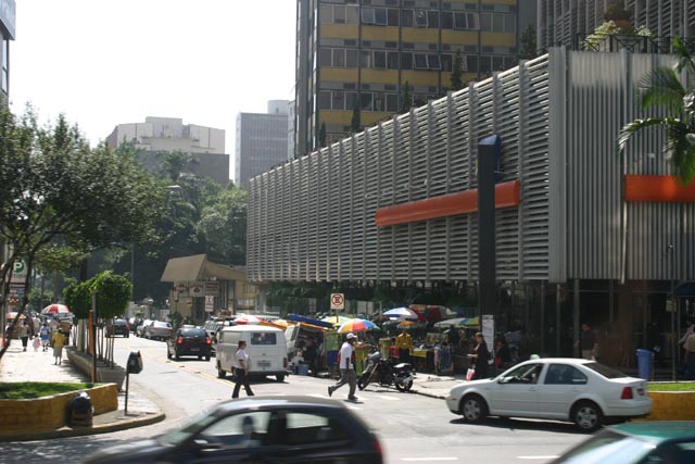 サンパウロのパウリスタ大通りの眺め