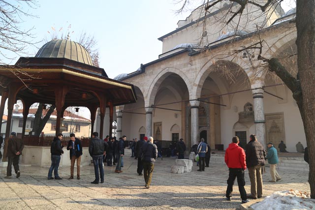 サラエボ（Sarajevo）のガジフスレヴベイモスク（Gazi Husrev-beg's mosque）