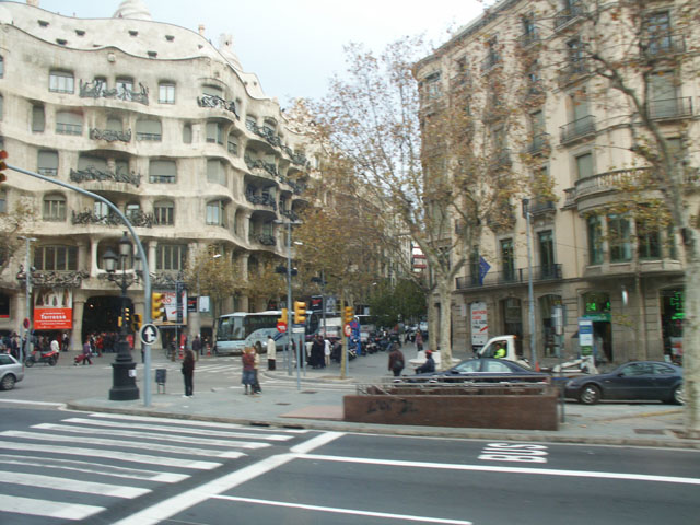 バルセロナの街の写真