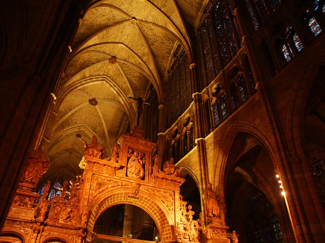 レオン大聖堂内部（inside Leon Cathedral）