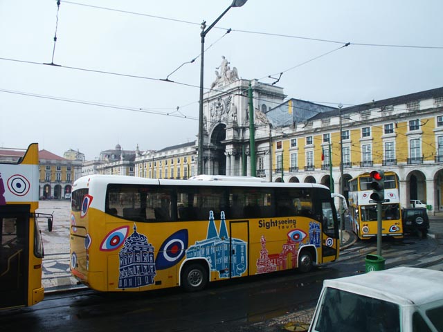 リスボン市街の風景