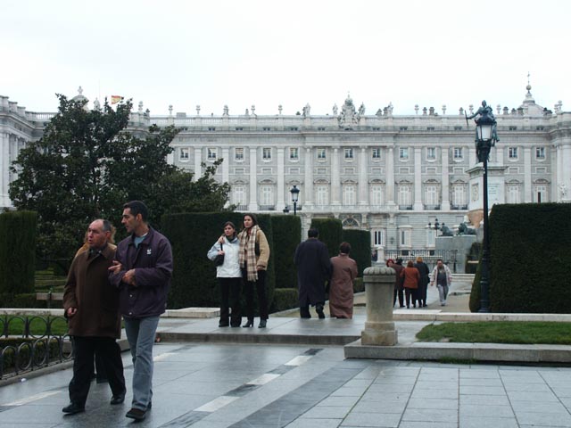 マドリード王宮辺りの写真