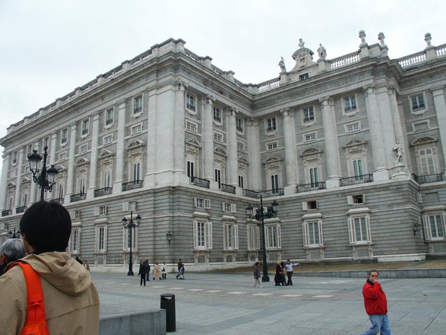マドリード王宮辺りの写真