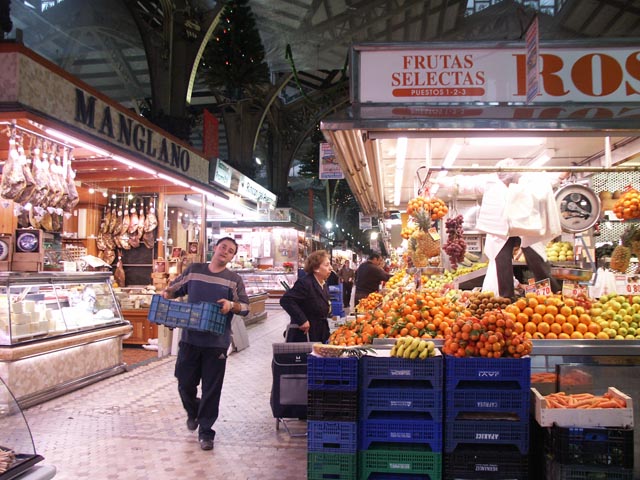 スペイン／バレンシアの中央市場（Mercado Central in Valencia）