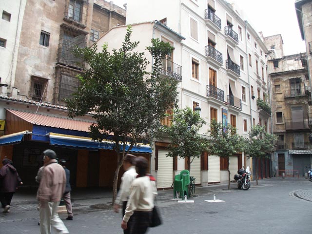バレンシアの街角
