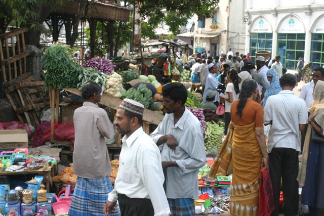 スリランカ／コロンボの市場（Market in Colombo）