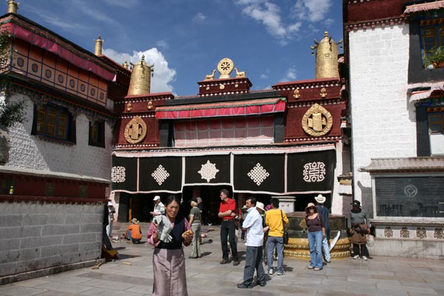 ラサのジョカン寺（大昭寺）（Johkang temple in Lhasa）