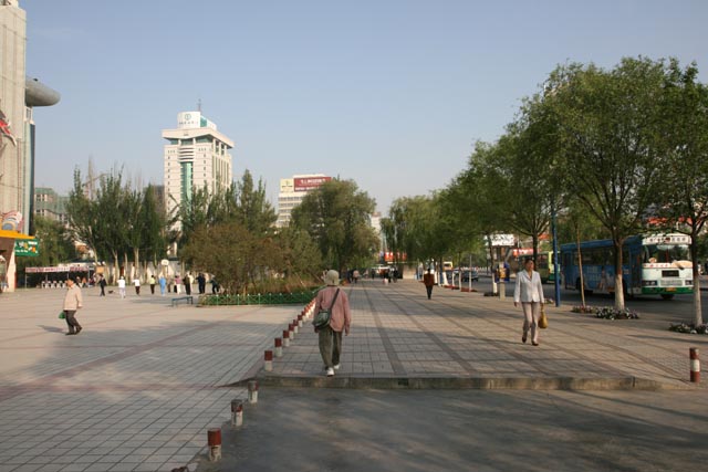 西寧市街の写真