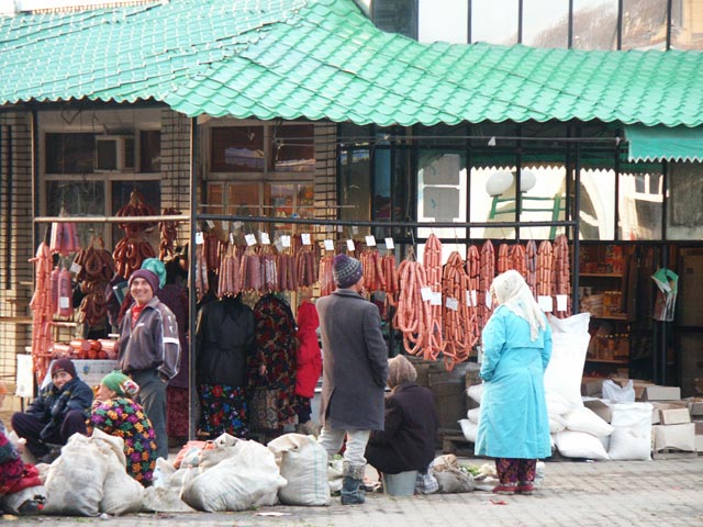 ウズベキスタン／サマルカンドのシャブバザール（Samarkand Siab bazaar）
