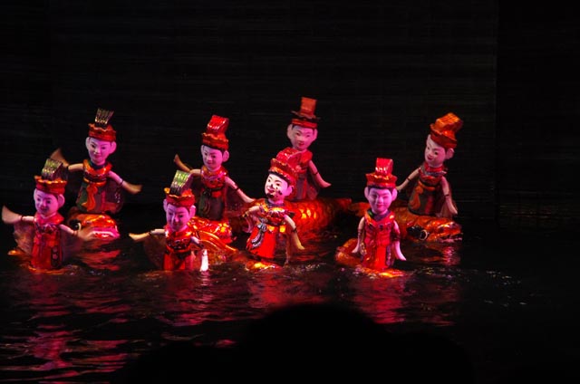 ハノイ水上人形劇の写真